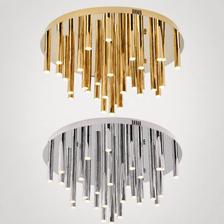 Maxlight ORGANIC round LED ceiling light 33W C0115D, C0188D chrome, gold