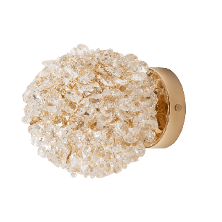 MAXlight RITA W0443 gold wall lamp with crystals, G9 bulb