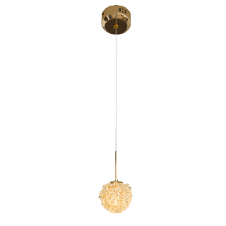 MAXlight RITA P0679 gold crystal pendant lamp for G9 bulb