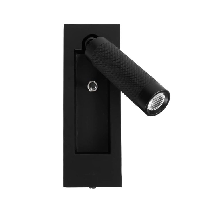 MAXlight CORE 3W 3000K adjustable LED wall lamp, ideal for reading