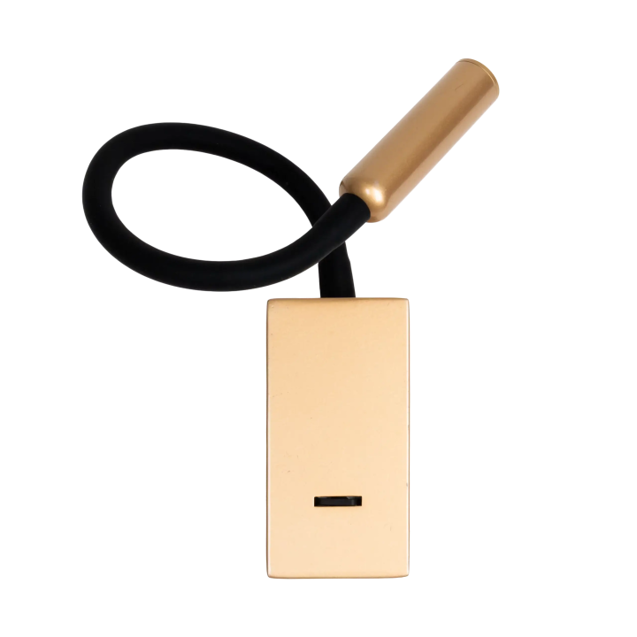 MAXlight MAMBA W0428 Gold 3W LED Wall Lamp with Flexible Arm