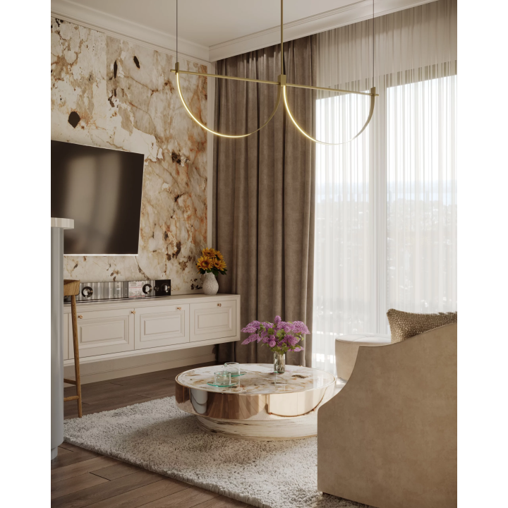 MAXlight Victoria P0688/9 Geometric LED Pendant Lamp 40W 3000K