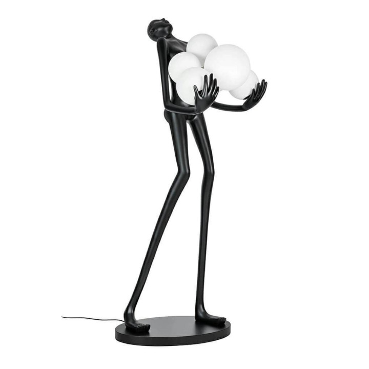 HUMAN designer, large figure floor lamp