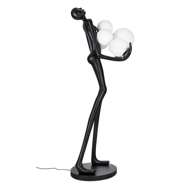 HUMAN designer, large figure floor lamp