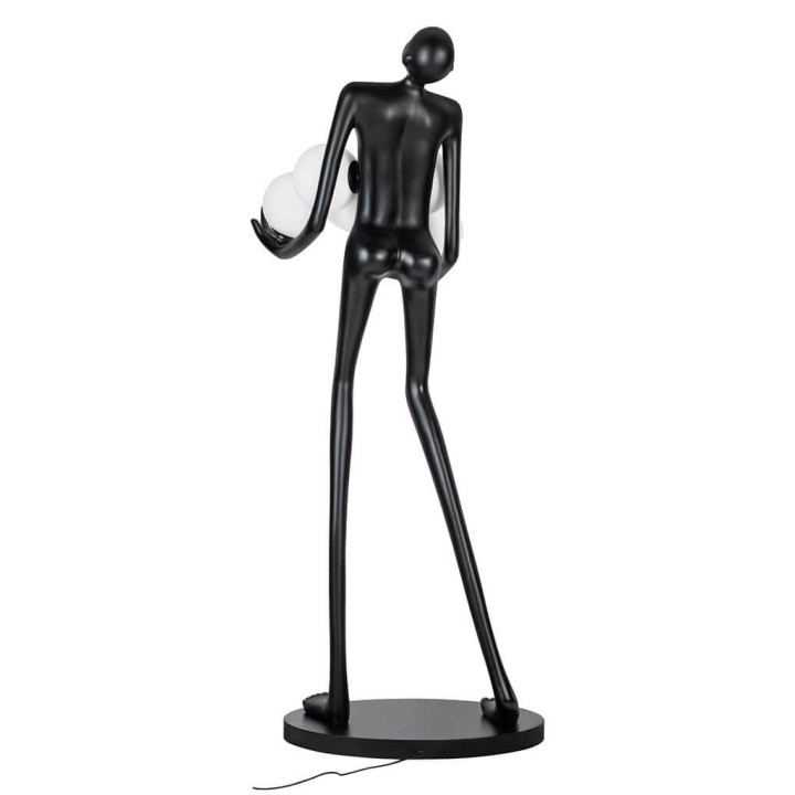 HUMAN designer, large figure floor lamp