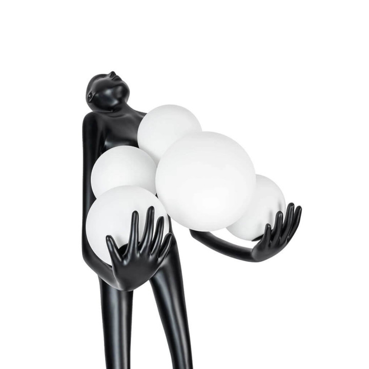 HUMAN designer, large figure floor lamp