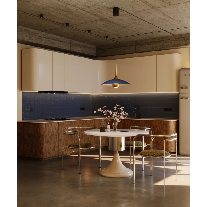 MAXlight MANUKA P0674/5/6 LED pendant lamp 12W &ndash; 3 colors with gold