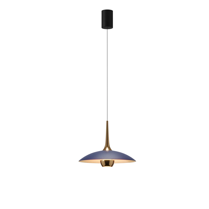MAXlight MANUKA P0674/5/6 LED pendant lamp 12W &ndash; 3 colors with gold