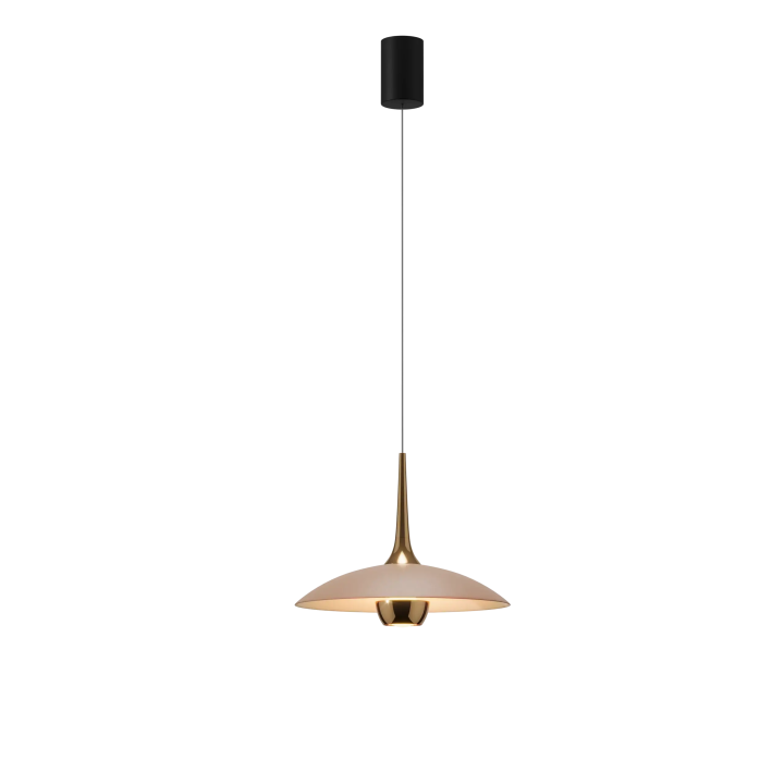 MAXlight MANUKA P0674/5/6 lampa wisząca LED 12W 3 kolory ze złotem