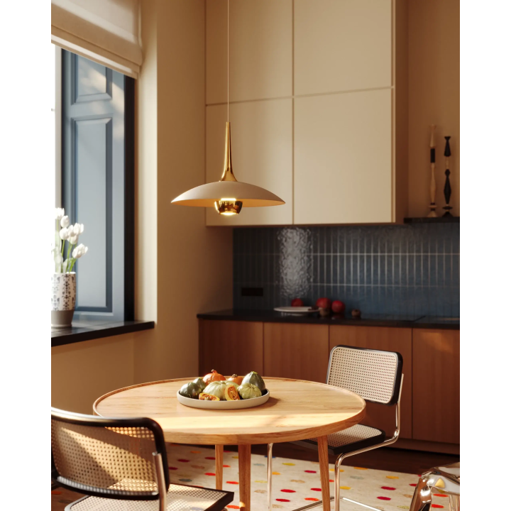MAXlight MANUKA P0674/5/6 LED pendant lamp 12W &ndash; 3 colors with gold