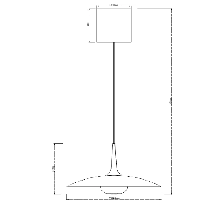 MAXlight MANUKA P0674/5/6 lampa wisząca LED 12W 3 kolory ze złotem