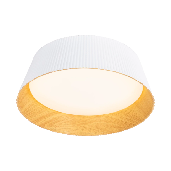 MAXLIGHT FABIO C0282/3 LED ceiling light with a wood-effect interior