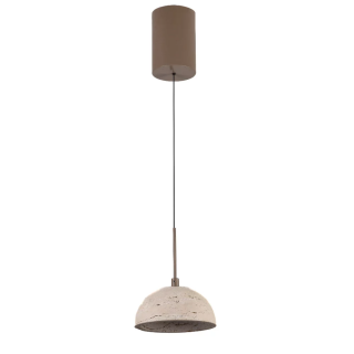 MAXlight CUCCINA P0666 5W LED pendant lamp, beige travertine fixture