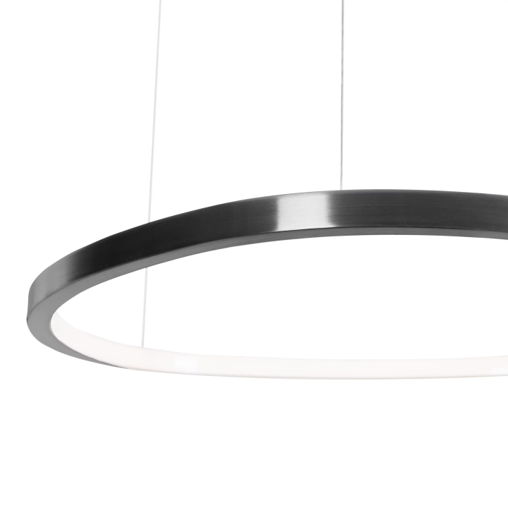 MAXLIGHT Cayenne P0661D/2D LED ring pendant lamp 55/74 cm, black
