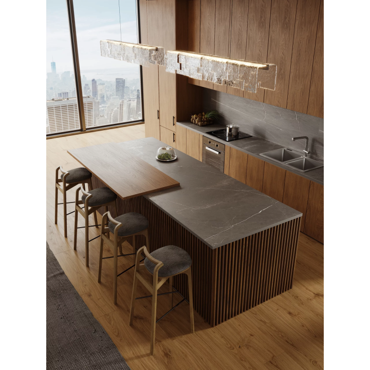 MAXLIGHT Everest P0678 LED pendant lamp 52W frosted glass effect