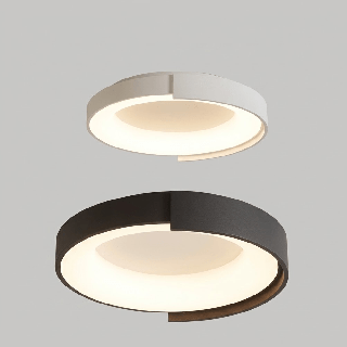 MAXLIGHT Aruba C0284/5/6/7 LED ceiling light black or white, &Oslash; 40/60cm