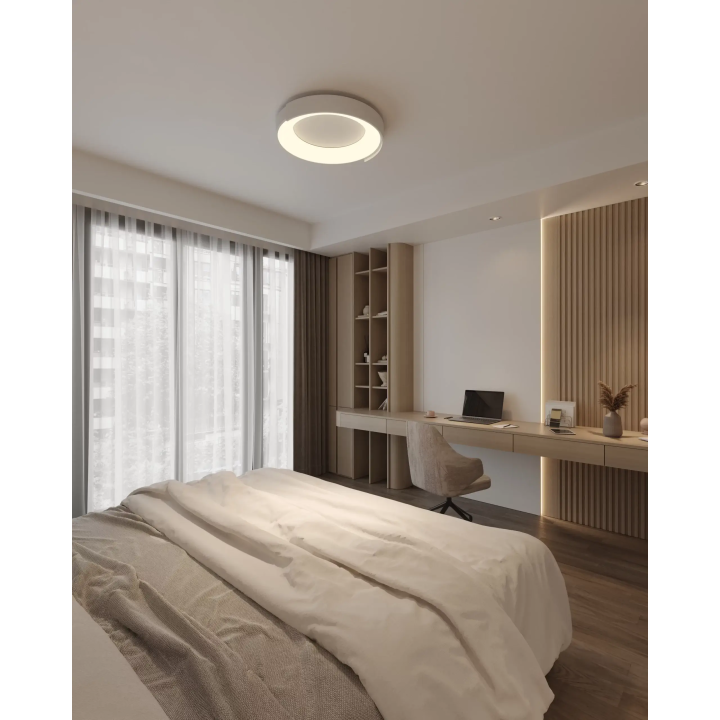 MAXLIGHT Aruba C0284/5/6/7 LED ceiling light black or white, &Oslash; 40/60cm