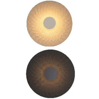 MAXlight Misaki W0456/7 LED wall lamp, 5W, 3000K, felt, 44 cm diameter