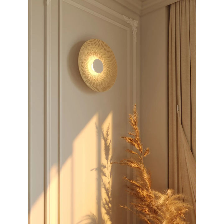 MAXlight Misaki W0456/7 LED wall lamp, 5W, 3000K, felt, 44 cm diameter