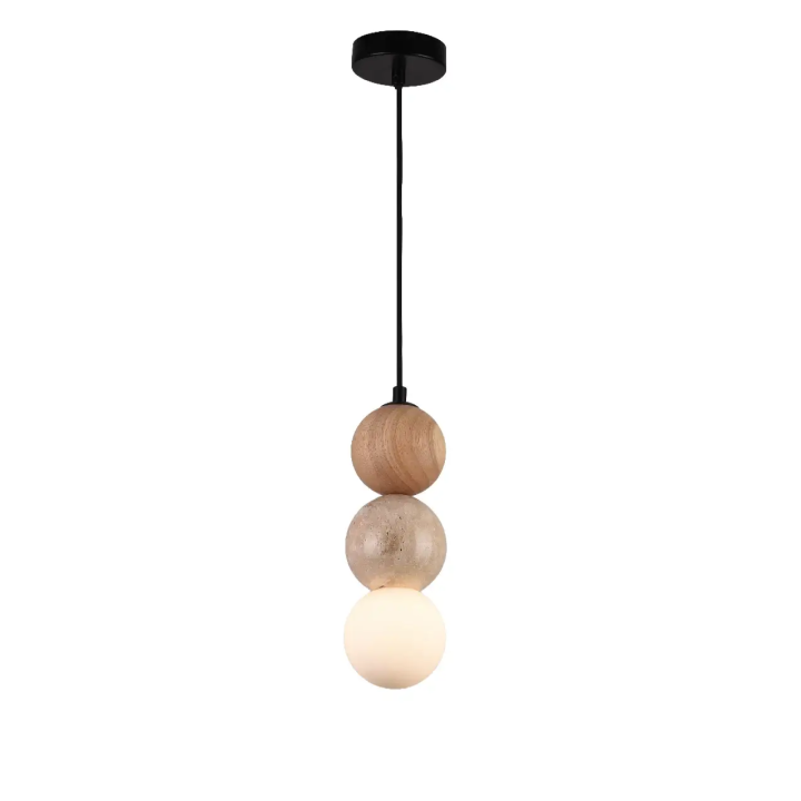 MAXlight Alice P0664/5 natural stone sphere pendant lamp