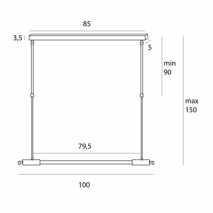 MAXlight Flusore P0659D, P0660D elongated LED pendant lamp &ndash; 2 colors