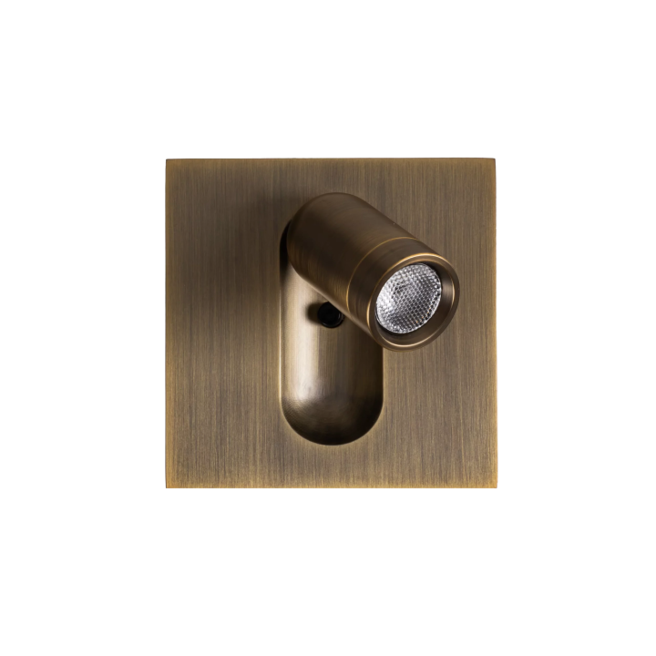 MAXlight Bronz W0433 kinkiet LED 3W reflektorek idealny do czytania