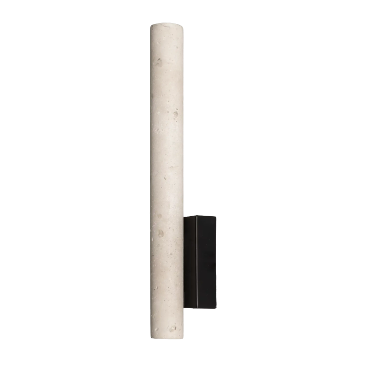 Maxlight Loft W0477 6W 3000K LED wall lamp &ndash; elongated travertine tube
