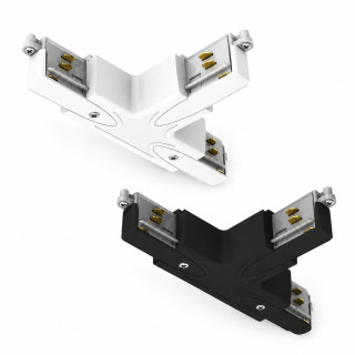 T connector for 230V 3-phase track, white or black