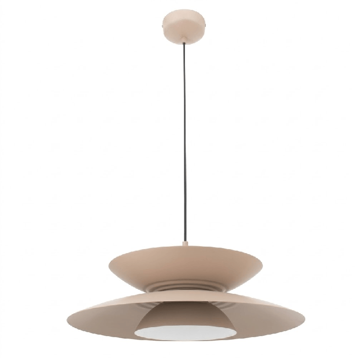 MAXlight Mayumi P0698 LED pendant lamp, 12W, 3000K, aluminum, beige
