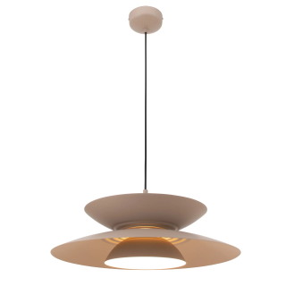 MAXlight Mayumi P0698 LED pendant lamp, 12W, 3000K, aluminum, beige