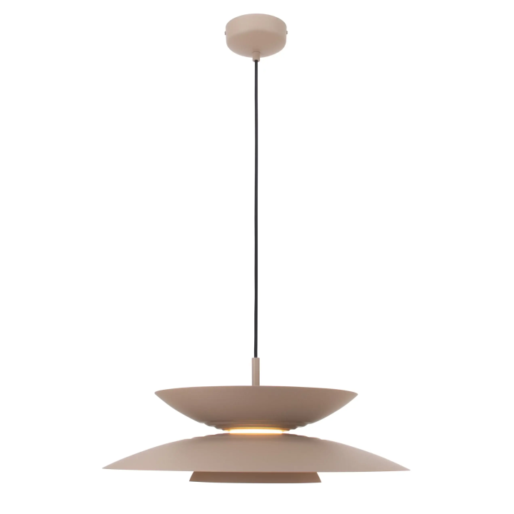 MAXlight Mayumi P0698 LED pendant lamp, 12W, 3000K, aluminum, beige