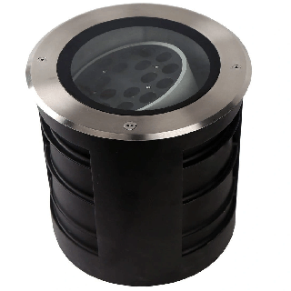 27W RGBW DALI 24V IP67 LED inground luminaire with full light adjustability