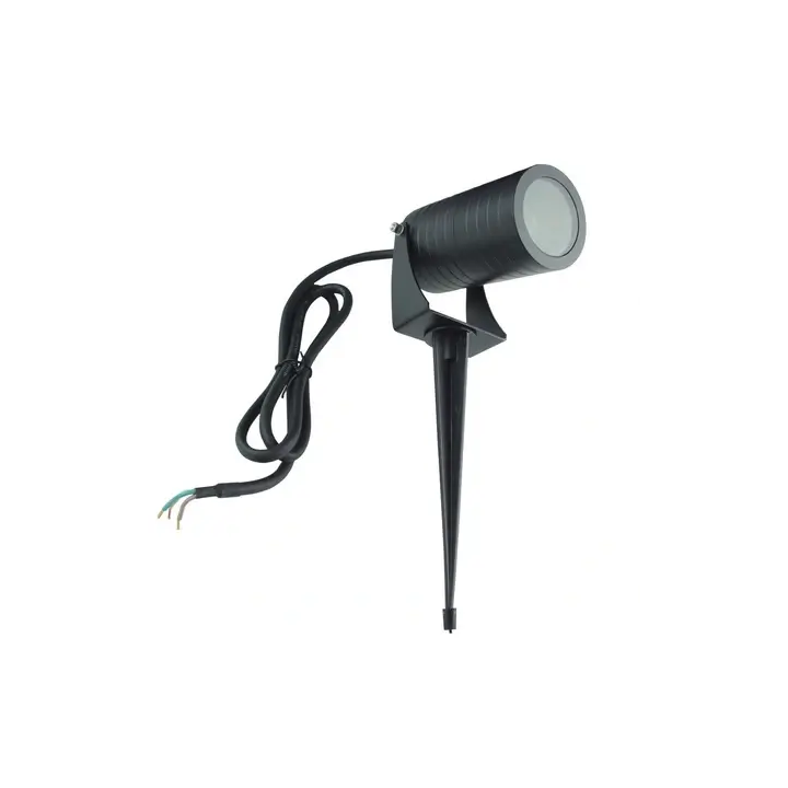 GU10 IP65 Sand Black spike spotlight &ndash; durable garden fixture