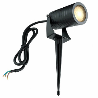 GU10 IP65 Sand Black spike spotlight &ndash; durable garden fixture