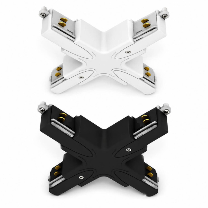 X-angle track white, black for 3-phase tracks