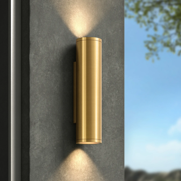 Astro Ava 300 Coastal IP65 outdoor wall light, up/down lighting 2xGU10