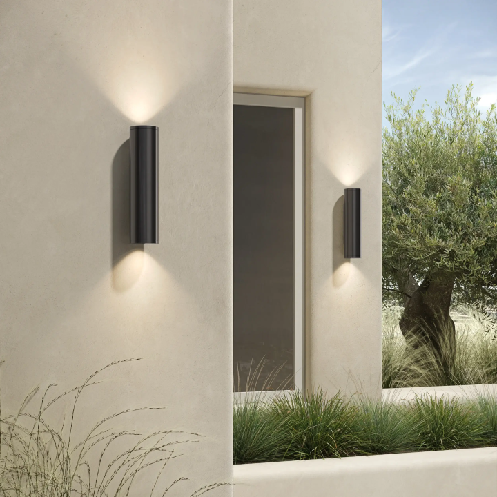 Astro Ava 300 Coastal IP65 outdoor wall light, up/down lighting 2xGU10