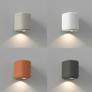 Astro Brixham Wall Single concrete outdoor wall light GU10 IP44