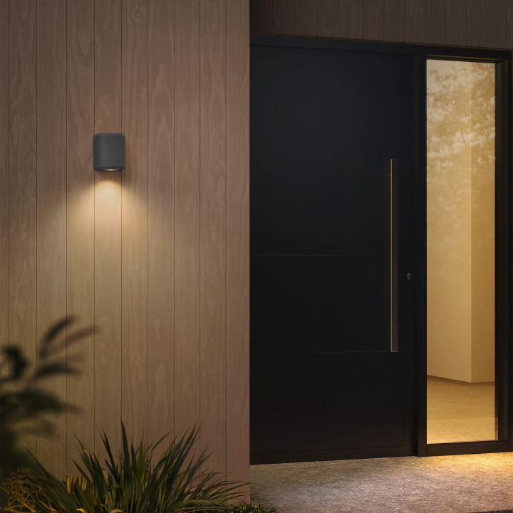 Astro Brixham Wall Single concrete outdoor wall light GU10 IP44