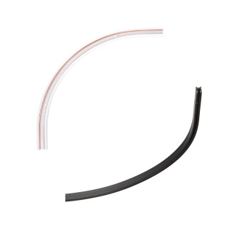 MINIMAL CURVED-W-B szyna natynkowa łuk R20cm biała, czarna 11mm 48V