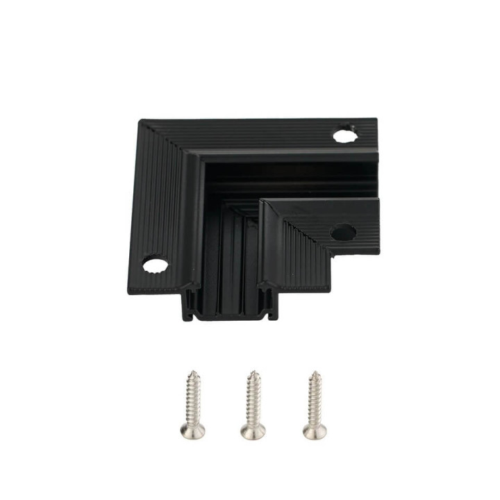 LUCES MINIMAL łącznik narożny L90 mechaniczny biały, czarny
