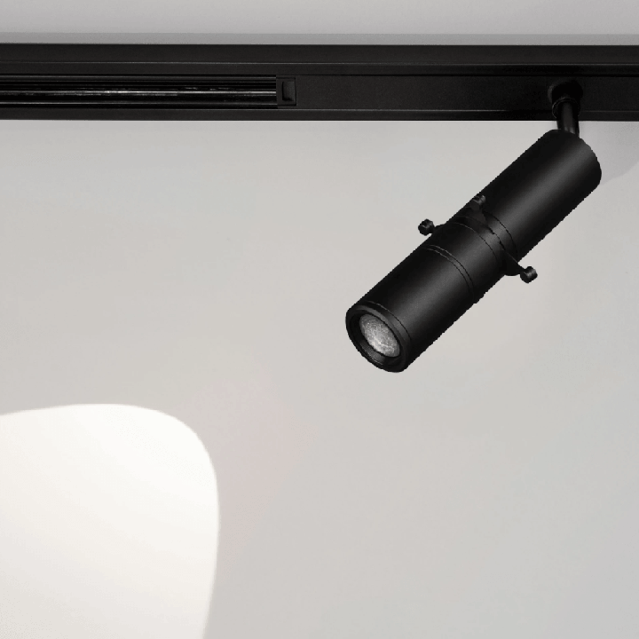 LUCES MINIMAL A20 6W LED framing spotlight, black