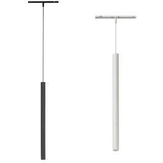 LUCES MINIMAL A36 lampa wisząca tuba LED 6W 440lm 48V biała, czarna