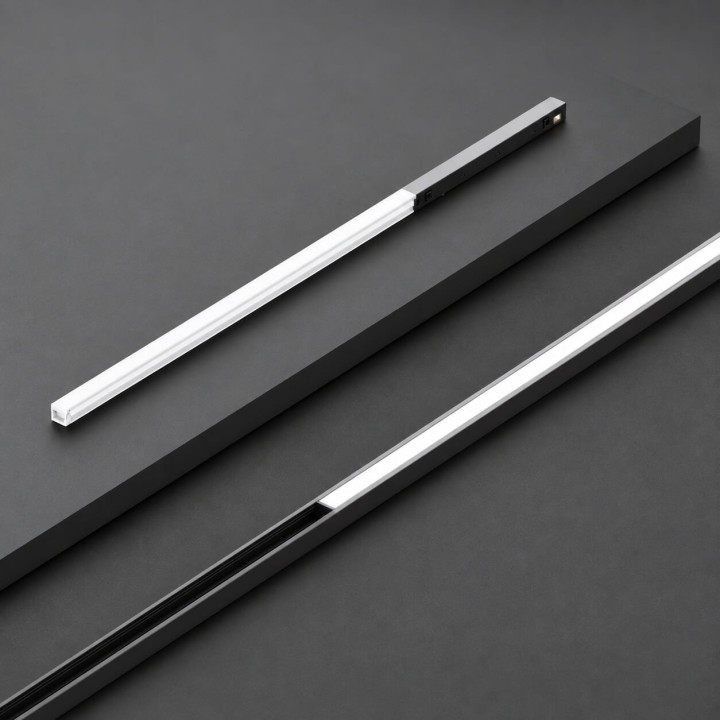 LUCES MINIMAL A110 48V linear LED lamp with opal diffuser, 30/60 cm