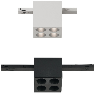 LUCES MINIMAL A30 lampa LED 7W do szyn natynkowych kwadratowa 48V