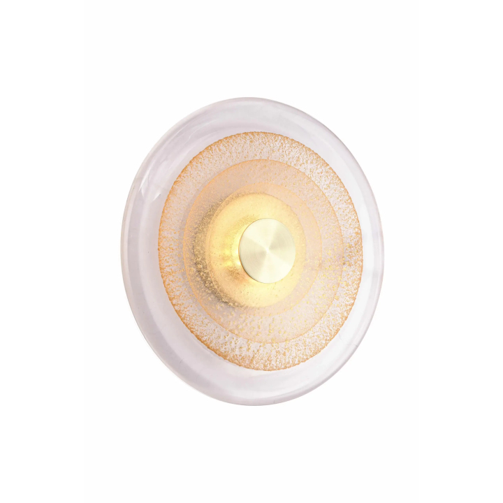 MAXlight GOLDI W0450 Elegant Gold Glass LED Wall Lamp (5W, 25cm)