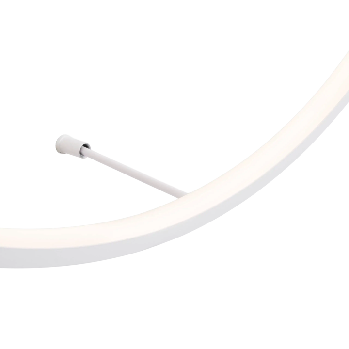 MAXlight Visual W0434/5/6/7 kinkiet LED &Oslash;60/80cm IP44 biały lub czarny