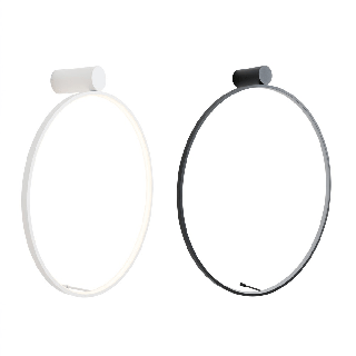 MAXlight Visual W0434/5/6/7 kinkiet LED &Oslash;60/80cm IP44 biały lub czarny