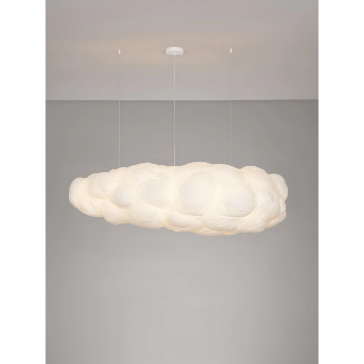 LUCES CLOUDY lampa wisząca chmura 150cm 8xE27 elegancka bawełniana