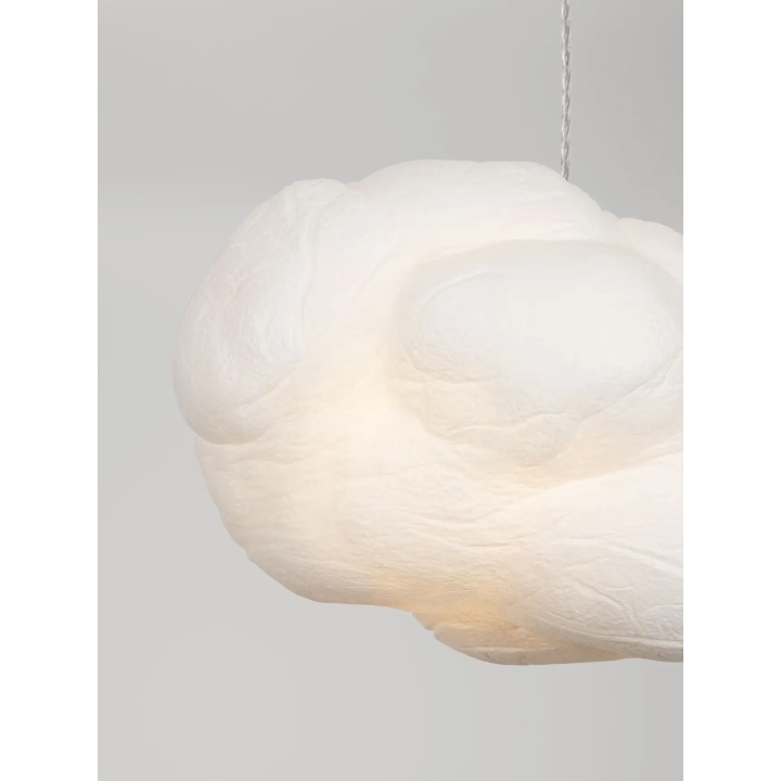 LUCES CLOUDY lampa wisząca chmura z bawełny i jedwabiu 50cm, 60cm, 80cm